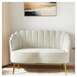 $290 HENDRIX 50.2' VELVET LOVESEAT