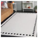 $149 2 3 X 8 LEXY POLKA DOTS HANDMADE TUFTED COTTO