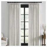 100%FULL BLACKOUT LINEN CURTAINS,PINCH PLEATED CUR