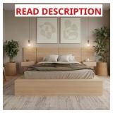 JAMES KING SIZE 4 PIECE BEDROOM SET WITH FLOATING