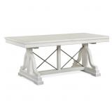 $1089 ARONOFF WOOD TRESTLE DINING TABLE TOP SU