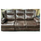 ELEGANT 83.5  WIDE MODERN OVERSTUFFED MANUAL PREMI