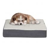 ORTHOPEDIC DOG BED - 2-LAYER MEMORY FOAM CRATE MAT