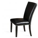 $173 18" SET OF 2 FINLEY SIDE CHAIRS BLACK - STEVE