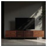 $474 BANVRA MID-CENTURY MODERN TV STAND WITH 4 STO