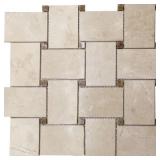 $164 11 X 11 CREMA MARFIL, EMPERADOR LIGHT MARBLE