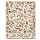 2 6 X 14 CHELSEA HAND HOOKED WOOL FLORAL RUG