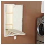 $163 ABINSA WOOD BUILT-IN IRONING CENTER