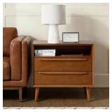$208 AVIANNAH MIDCENTURY MODERN 28'W 2-DRAWER NIGH