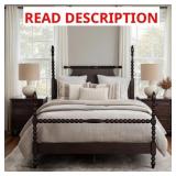 $637 BECKETT SOLID WOOD LOW-PROFILE BED FRAME WITH
