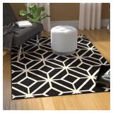 WOOL GEOMETRIC INDOOR / OUTDOOR RUG