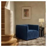 $1099 MEILAN UPHOLSTERED SWIVEL ARMCHAIR