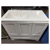 36.5 X 19 BATHROOM VANITY