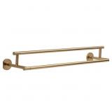 TRINSIC 24 IN. DOUBLE WALL MOUNT TOWEL BAR BATH HA