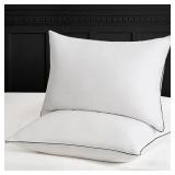 SLEEPING GOOSE DOWN PLUSH SUPPORT PILLOW (SET OF 2