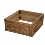 SOLID COLOR WOOD TREE COLLAR