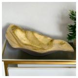 DEMERS 18" GOLD MODERN WAVY ALUMINUM CENTERPIECE B