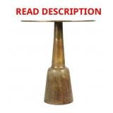 $1550 JONLUCAS 35" TALL COUNTER TABLE, GOLD