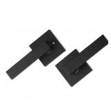 PASSAGE DOOR HANDLE 5 PACK MATTE BLACK DOOR LEVER