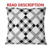 WHITE & *GREEN* MODERN HOUNDSTOOTH I - MODERN THRO