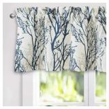 THERMAL INSULATED WINDOW CURTAIN VALANCE ROD POCKE