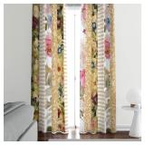 POLYESTER SEMI SHEER CURTAIN PAIR