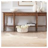 $864 SKINNY 76" SOLID WOOD CONSOLE TABLE