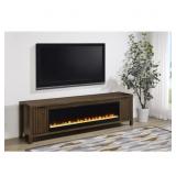 $720 CAREY 79-INCH TV STAND FIREPLACE MEDIA CONSOL