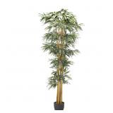 $189 FAUX BAMBOO PLANT IN CERAMIC PLANTER