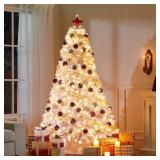PRE-LIT FIR ARTIFICIAL CHRISTMAS TREE
