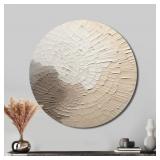 GRACEFUL MINIMALISM BEIGE MUTED ART - ABSTRACT ROU