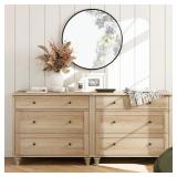 OFF DRESSERS WITH 6 DRAWERS, MID CENTURY MODERN WO