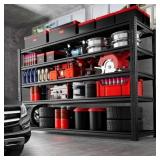 RIKUTO ADJUSTABLE HEAVY DUTY METAL SHELVING UNIT F