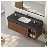 $980 48" MODERN BATHROOM CABINET WITH DRAWERS,STON