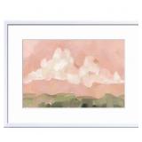 " PINK HAZE SUNSET I " BY EMMA SCARVEY PAINTING PR