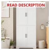 $214 71.3" FREESTANDING LINEN STORAGE CABINET, BAT