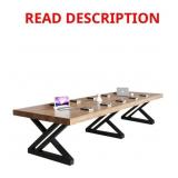 $1500 RECTANGULAR SOLID WOOD CONFERENCE TABLE, ADM