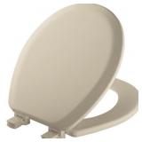 MAYFAIR BY BEMIS CAMERON ROUND BONE ENAMELED WOOD