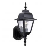 MAPLE STREET BLACK OUTDOOR WALL-MOUNT DIE-CAST WAL