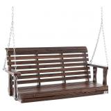 $122 VEVOR OUTDOOR WOODEN PORCH SWING, 880LBS 4.5F