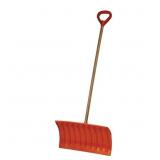 EMSCO GROUP 21-IN POLY SNOW SHOVEL WITH 50-IN WOOD