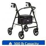 MEDLINE ROLLATOR WALKER, FOLDING ROLLING WALKER, 8