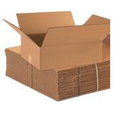 BOX USA SHIPPING BOXES FLAT 18"L X 14"W X 6"H 25-P