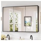 RECESSED OR SURFACE MEDICINE CABINET WITH MIRROR A