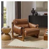 $420 SOLID WOOD LEISURE LOUNGE CHAIR