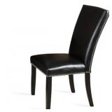 $173 18" SET OF 2 FINLEY SIDE CHAIRS BLACK - STEVE