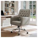 $180 BUTTON TUFTED FAUX LEATHER OFFICE TASK CHAIR