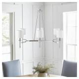 $342 ELEGENZA 6 LIGHT CHANDELIER