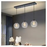 CONCOW 3 - LIGHT KITCHEN ISLAND BULB PENDANT