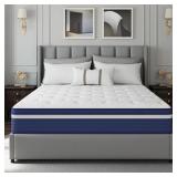 $132 PLUSH COOLING MEMORY FOAM HYBRID MATTRESSES W